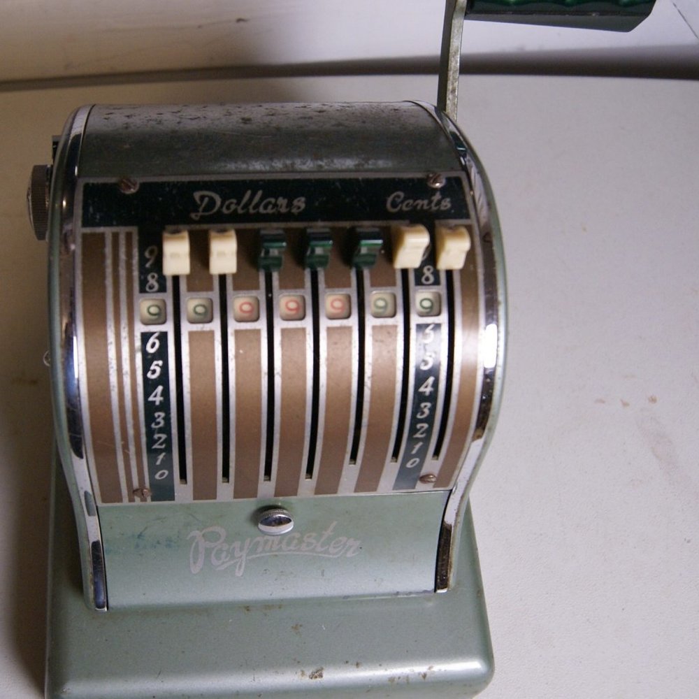 manual check printer